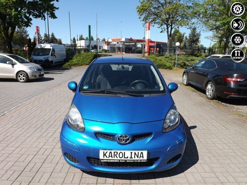 Niebieski Używany 2009 Toyota Aygo Hatchback | 19 900 zł (Dość drogi) - Obraz 1/4
