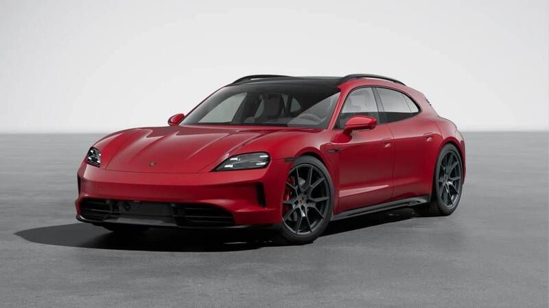 Carmine red Nowe 2024 Porsche Taycan GTS Sport Turismo Sedan/Limuzyna | 825 243 zł - Obraz 1/4