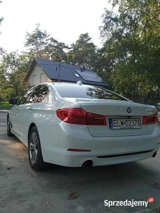 Używany BMW 520 Sport Line 2017 Biały Sedan/Limuzyna