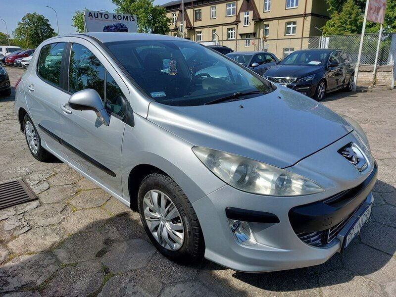 Srebrny Używany 2007 Peugeot 308 Hatchback | 7200 zł (Uczciwa cena) - Obraz 1/4