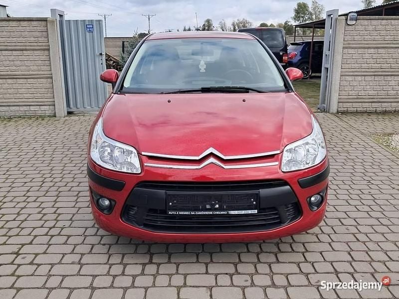 Wiśniowy Używany 2009 Citroën C4 Hatchback | 10 900 zł (Drogi) - Obraz 1/4