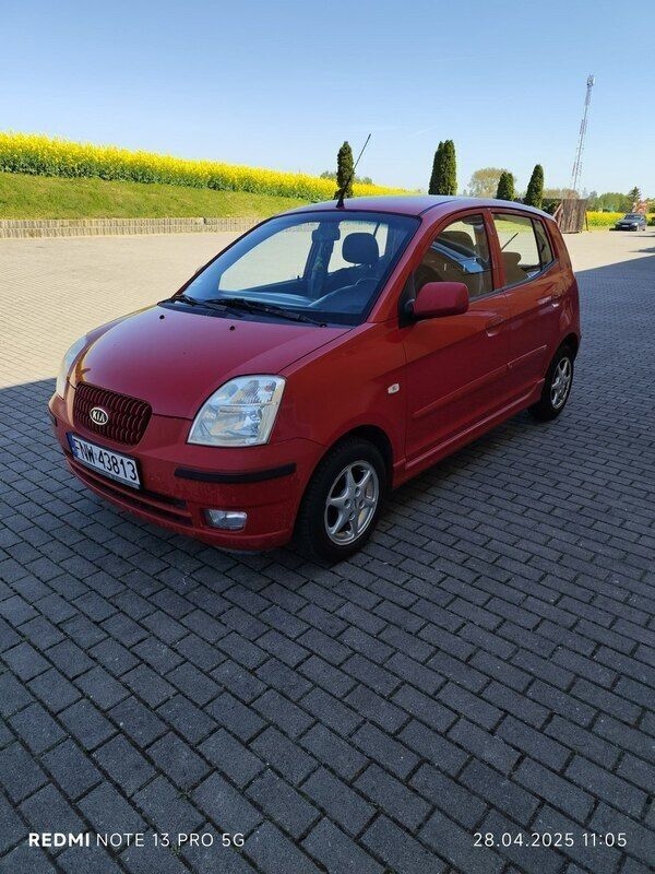 Czerwony Używany 2004 Kia Picanto 2 Hatchback | 6300 zł (Uczciwa cena) - Obraz 1/4