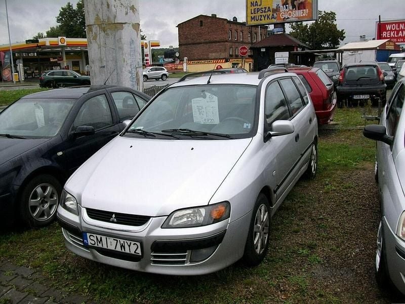 Srebrny Używany 2004 Mitsubishi Space Star Minivan | 2500 zł - Obraz 1/4