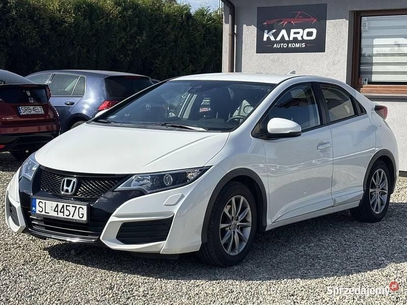 Biały Używany 2016 Honda Civic Hatchback | 40 990 zł (Dobra cena) - Obraz 1/4