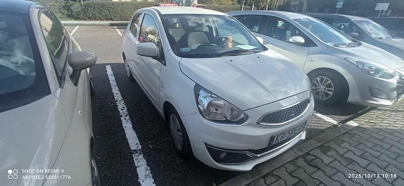 Biały Używany 2019 Mitsubishi Space Star Hatchback | 19 800 zł (Super Cena) - Obraz 1/4