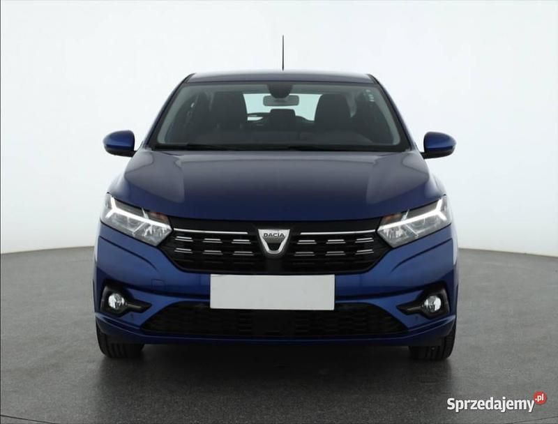 Niebieski Używany 2021 Dacia Sandero Hatchback | 49 999 zł (Drogi) - Obraz 1/4