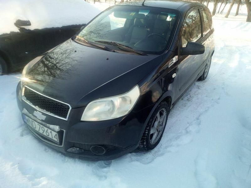 Czarny Używany 2009 Chevrolet Aveo Hatchback | 7300 zł (Uczciwa cena) - Obraz 1/4