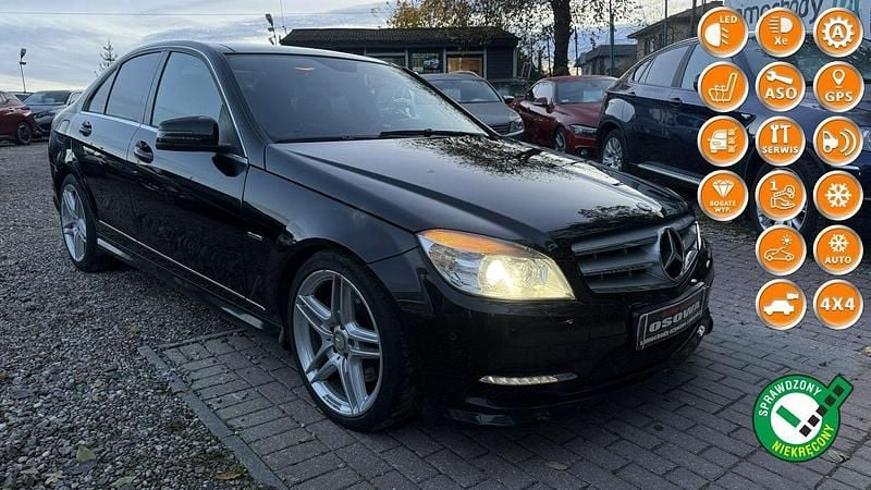 Czarny Używany 2010 Mercedes C250 Sedan/Limuzyna | 39 999 zł - Obraz 1/4
