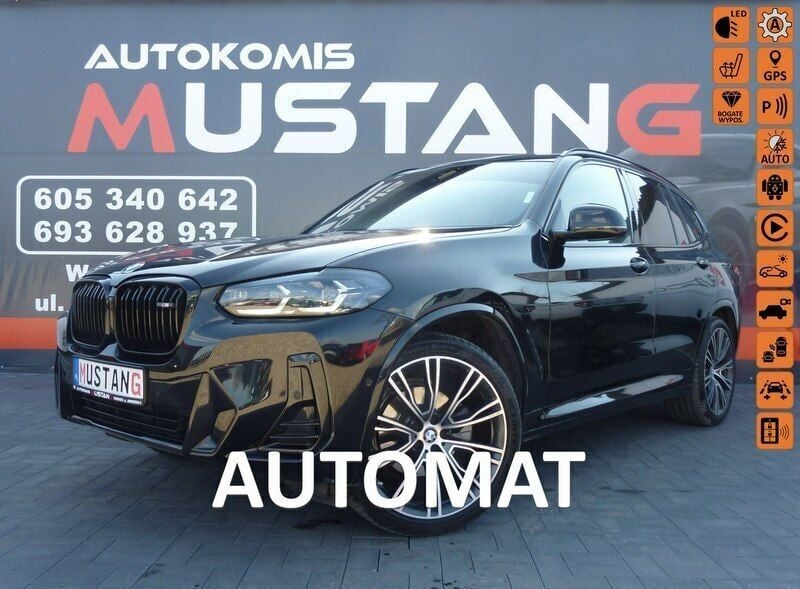 Czarny (metalik) Używany 2022 BMW X3 SUV | 167 900 zł (Dość drogi) - Obraz 1/4