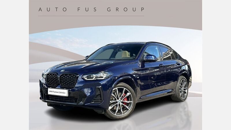 Niebieski tanzanite bmw individual metalizowany Używany 2024 BMW X4 Shadowline SUV | 299 900 zł - Obraz 1/3