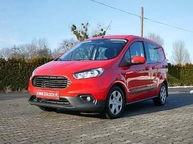 Czerwony Używany 2019 Ford Transit Minivan | 27 900 zł (Uczciwa cena) - Obraz 1/4