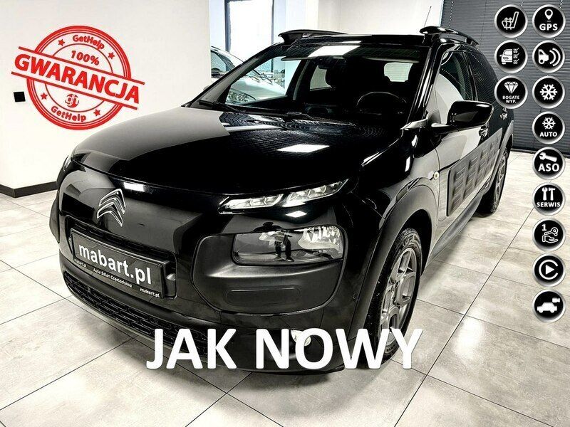 Czarny (metalik) Używany 2017 Citroën C4 Cactus Hatchback | 48 100 zł (Drogi) - Obraz 1/4