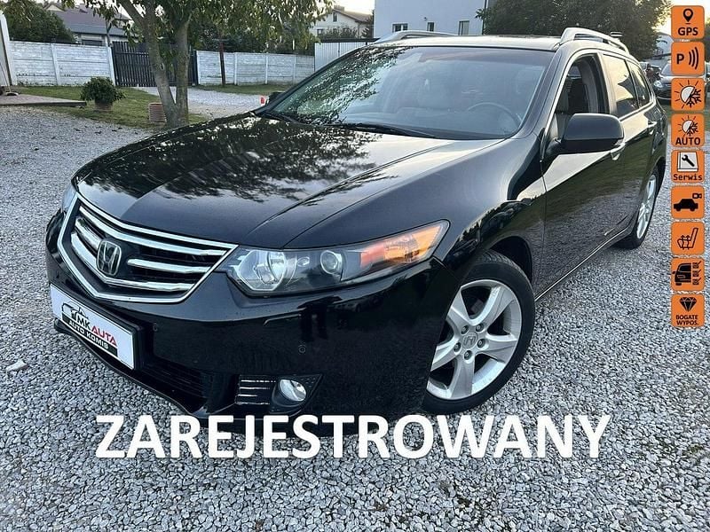 Czarny Używany 2008 Honda Accord Kombi | 35 900 zł (Drogi) - Obraz 1/4