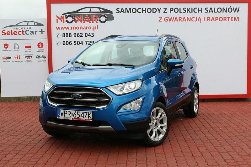 Niebieski Używany 2022 Ford Ecosport Titanium SUV | 74 900 zł (Drogi) - Obraz 1/4