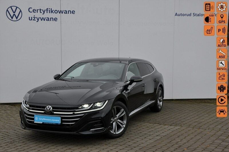 Czarny Używany 2024 VW Arteon R-line Kombi | 162 500 zł (Dość drogi) - Obraz 1/4