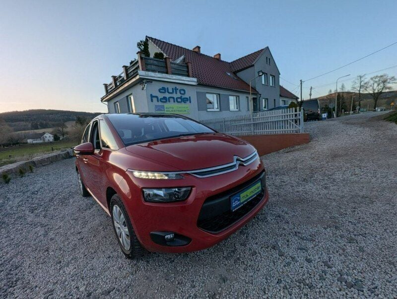 Czerwony ciemny (metalik) Używany 2013 Citroën C4 Picasso Minivan | 26 900 zł (Dość drogi) - Obraz 1/4