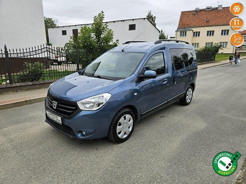 Niebieski Używany 2014 Dacia Dokker Van | 23 499 zł (Dobra cena) - Obraz 1/4