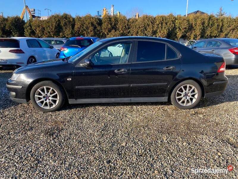 Czarny Używany 2006 Saab 9-3 Sedan/Limuzyna | 13 990 zł (Dość drogi) - Obraz 1/4