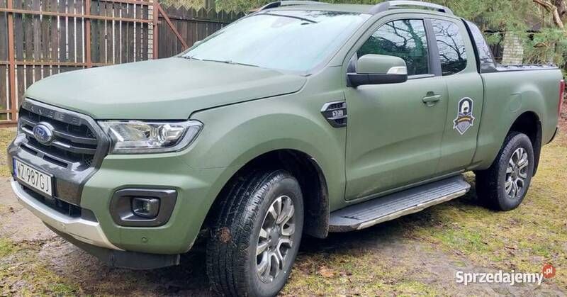 Zielony Używany 2020 Ford Ranger Wildtrack Pickup | 156 000 zł - Obraz 1/4