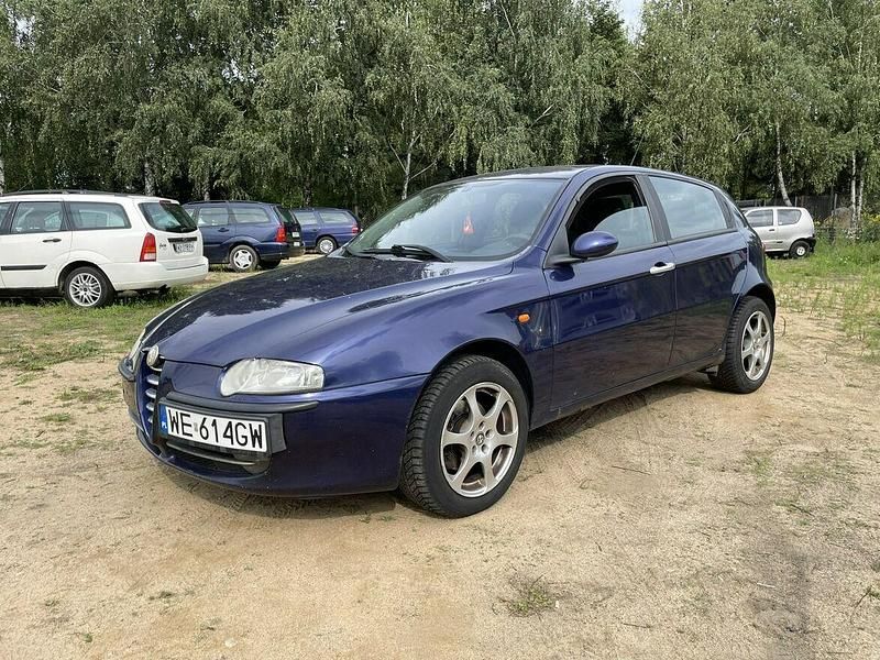 Niebieski Używany 2002 Alfa Romeo 147 Hatchback | 2000 zł - Obraz 1/4