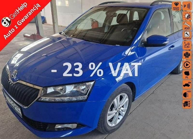 Niebieski Używany 2022 Skoda Fabia Kombi | 29 900 zł (Super Cena) - Obraz 1/4