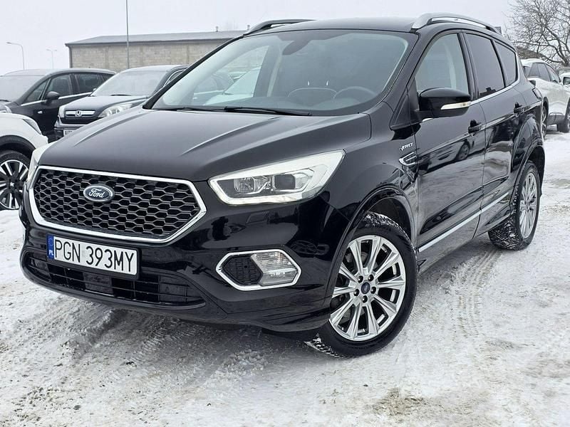 Czarny Używany 2018 Ford Kuga Vignale SUV | 66 900 zł (Uczciwa cena) - Obraz 1/4
