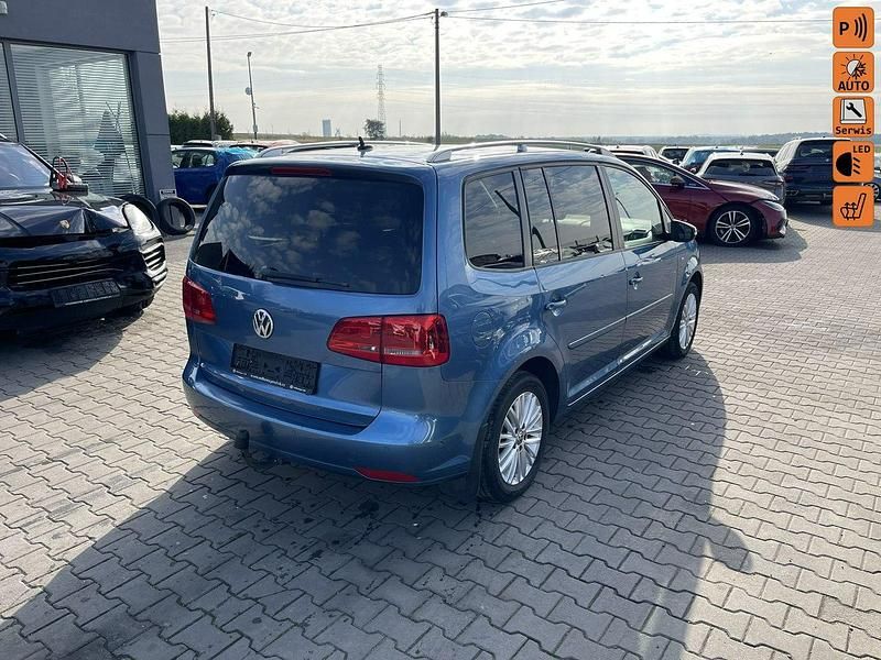 Niebieski Używany 2015 VW Touran Minivan | 35 900 zł - Obraz 1/4
