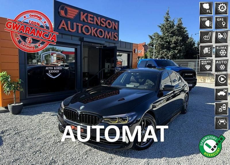 Czarny Używany 2017 BMW 520 Comfort Edition Sedan/Limuzyna | 97 900 zł (Uczciwa cena) - Obraz 1/4