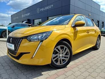 Żółty Używany 2021 Peugeot 208 Active Hatchback | 54 990 zł (Dość drogi) - Obraz 1/4