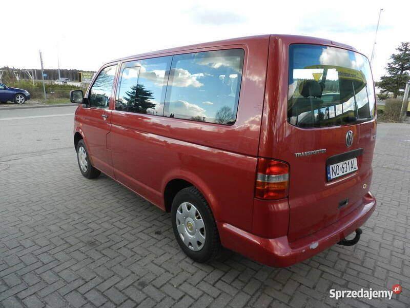 Bordowy Używany 2005 VW T5 Van | 28 900 zł (Dość drogi) - Obraz 1/4