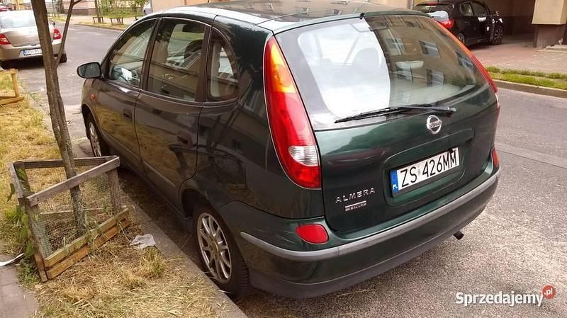 Zielony Używany 2005 Nissan Almera Tino Minivan | 1900 zł - Obraz 1/4