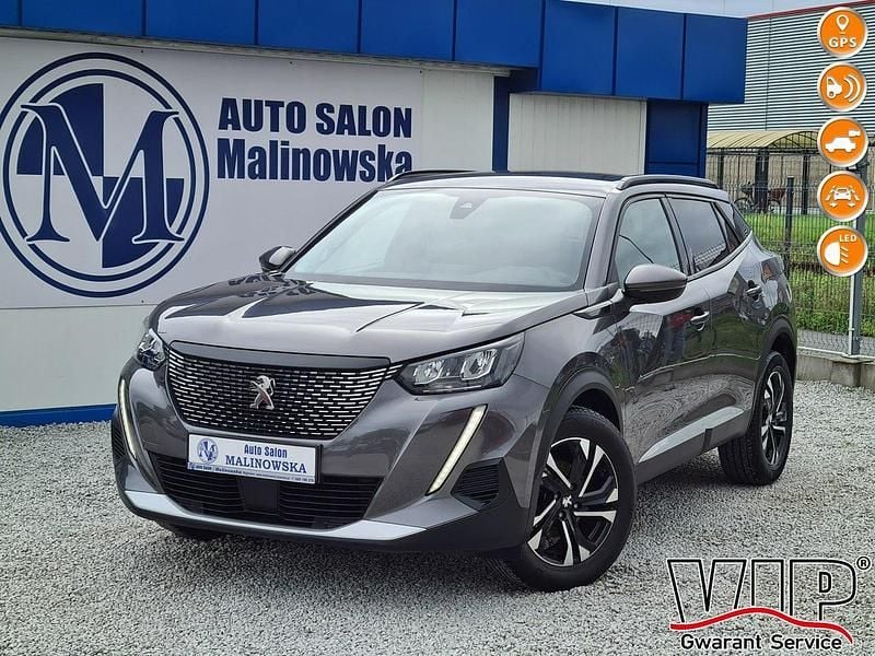 Szary (metalik) Używany 2021 Peugeot 2008 SUV | 69 900 zł (Dość drogi) - Obraz 1/4