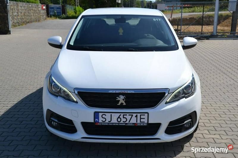 Biały Używany 2019 Peugeot 308 Hatchback | 30 200 zł (Dobra cena) - Obraz 1/4