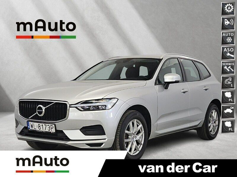 Srebrny Używany 2020 Volvo XC60 Momentum SUV | 119 900 zł - Obraz 1/4