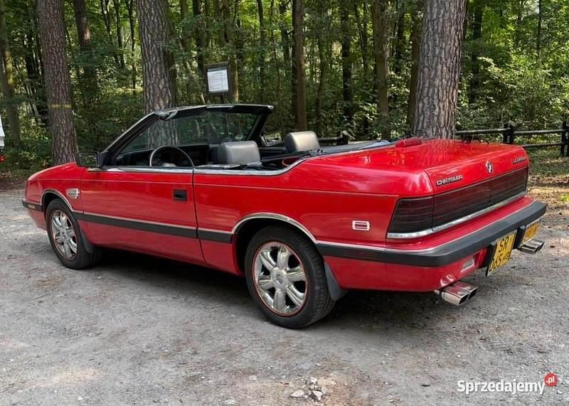 Czerwony Używany 1988 Chrysler Le Baron Kabriolet | 28 000 zł - Obraz 1/4
