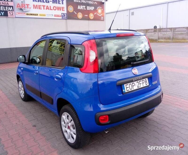 Niebieski Używany 2013 Fiat Panda Hatchback | 22 400 zł (Drogi) - Obraz 1/4