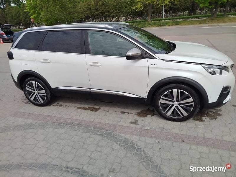 Biały Używany 2018 Peugeot 5008 Minivan | 79 000 zł - Obraz 1/4