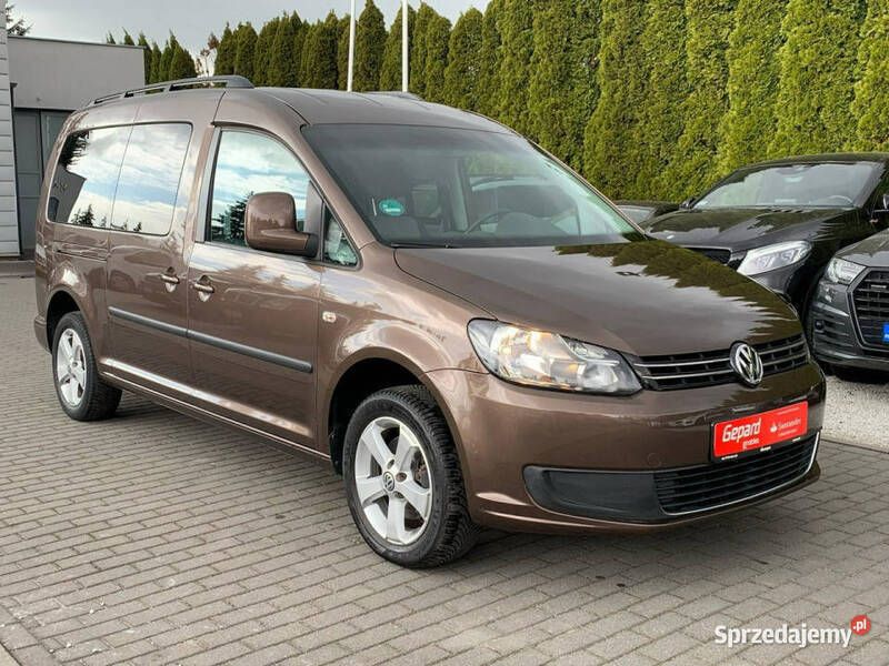 Brązowy Używany 2012 VW Caddy Maxi Minivan | 49 900 zł - Obraz 1/4