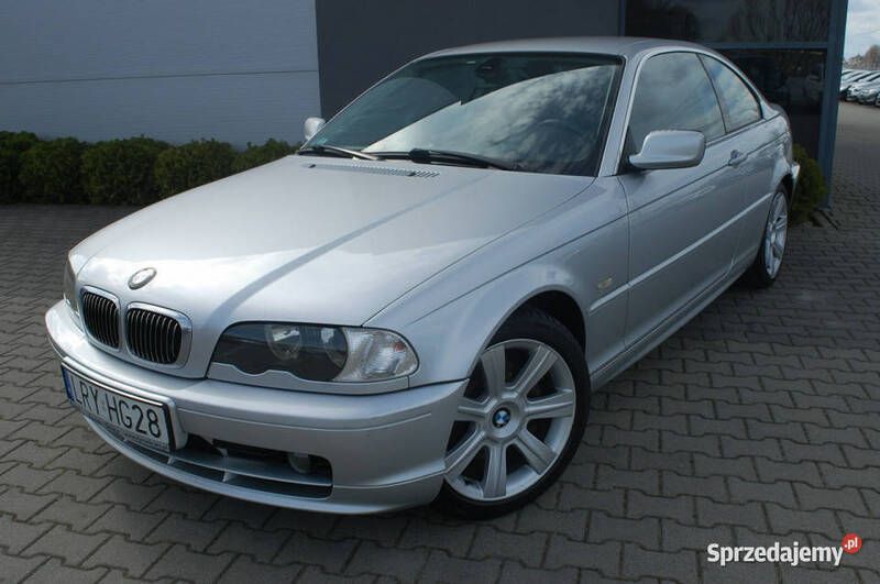 Srebrny Używany 2002 BMW 325 Coupe | 20 900 zł - Obraz 1/4