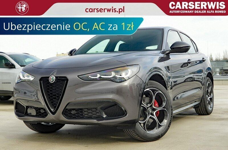 Grafitowy (metalik) Nowe 2024 Alfa Romeo Stelvio SUV | 230 890 zł - Obraz 1/4