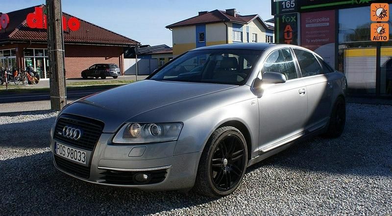Szary (metalik) Używany 2004 Audi A6 Sedan/Limuzyna | 21 400 zł (Drogi) - Obraz 1/4
