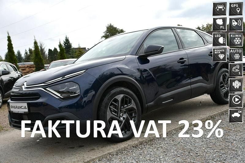 Niebieski ciemny (metalik, perła) Używany 2024 Citroën C4 Hatchback | 77 800 zł (Uczciwa cena) - Obraz 1/4