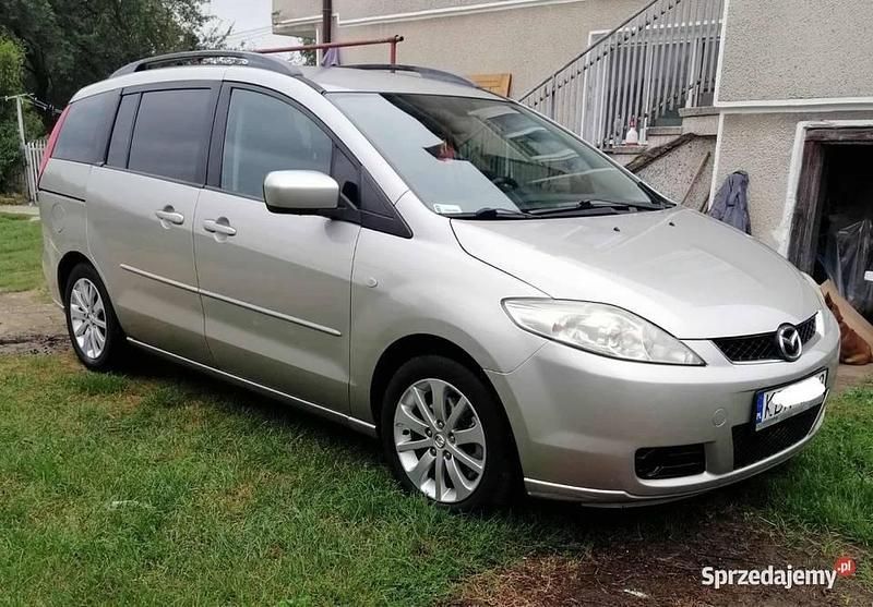 Srebrny Używany 2005 Mazda 5 Exclusive Minivan | 8700 zł (Uczciwa cena) - Obraz 1/4