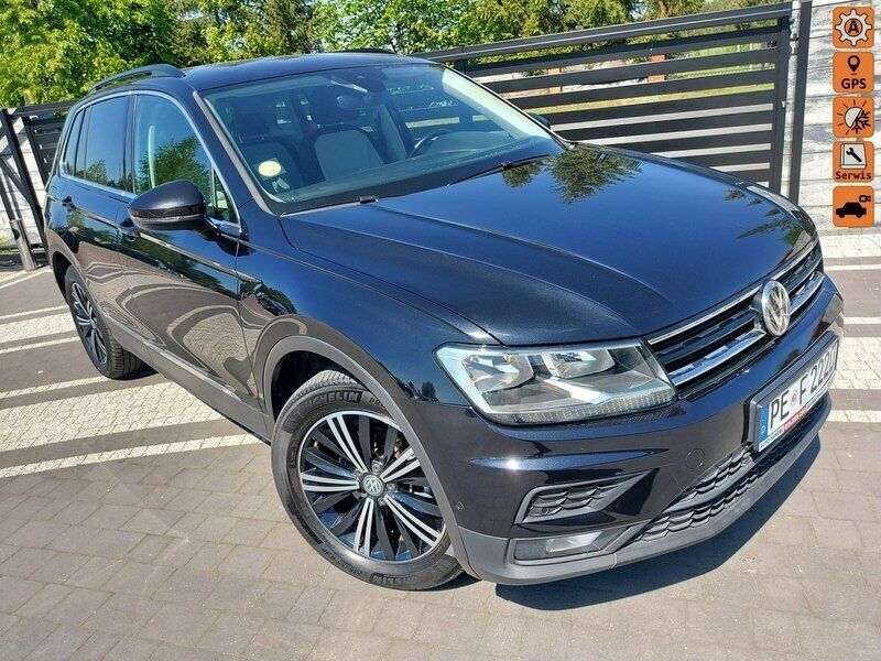 Czarny Używany 2019 VW Tiguan SUV | 88 900 zł (Uczciwa cena) - Obraz 1/4
