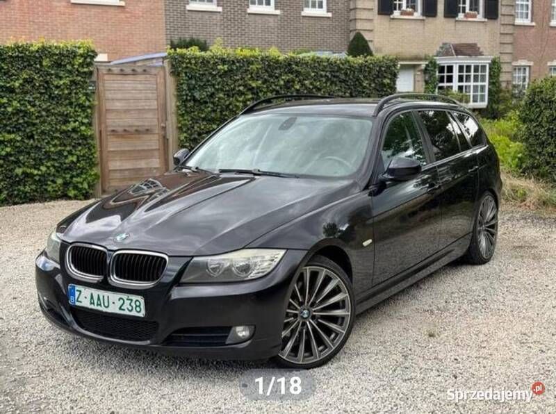 Czarny Używany 2009 BMW 320 Kombi | 22 500 zł (Uczciwa cena) - Obraz 1/4