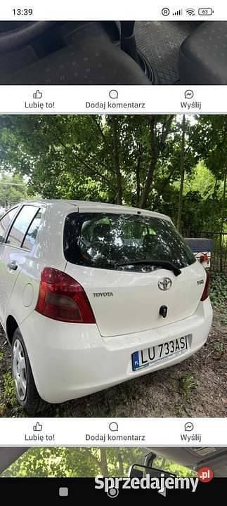 Używany 2007 Toyota Yaris Sedan/Limuzyna | 7000 zł (Uczciwa cena) - Obraz 1/3