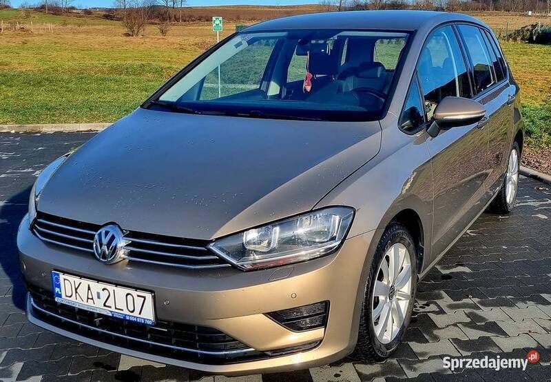 Złoty Używany 2014 VW Golf Sportsvan Minivan | 37 800 zł (Dość drogi) - Obraz 1/4