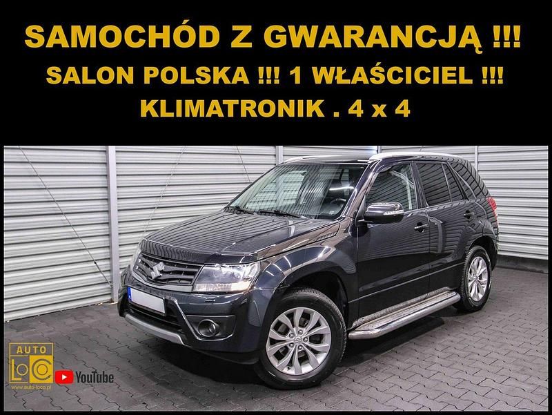 Niebieski ciemny (metalik) Używany 2014 Suzuki Grand Vitara SUV | 54 444 zł - Obraz 1/4