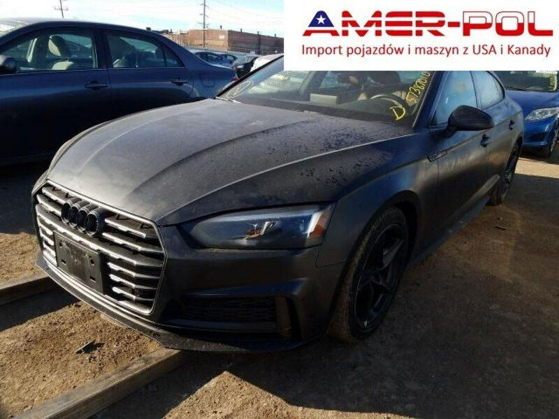 Czarny Używany 2019 Audi A5 S-Line Coupe | 125 000 zł - Obraz 1/4