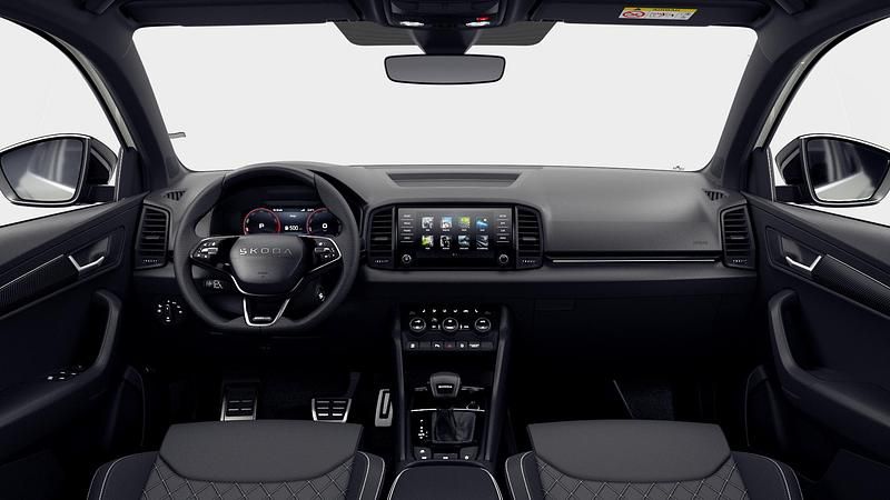 Szary steel niemetalizowany Nowe 2026 Skoda Karoq SportLine SUV | 168 800 zł (Uczciwa cena) - Obraz 1/1